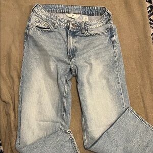 H&M Light Blue Straight Leg Jeans